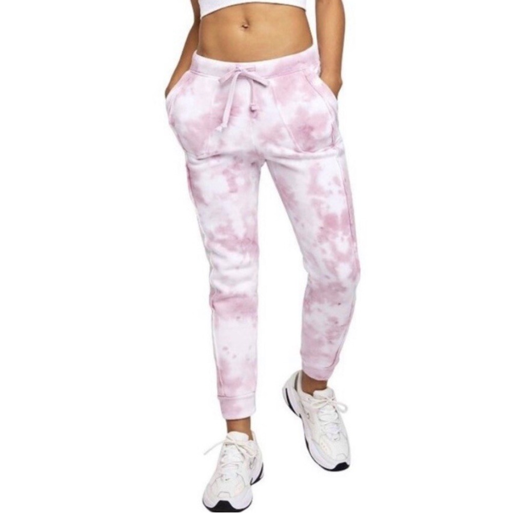 NWT FP Movement by Free People Pink Tie Dye Work It Out Jogger, size L - Picture 1 of 15